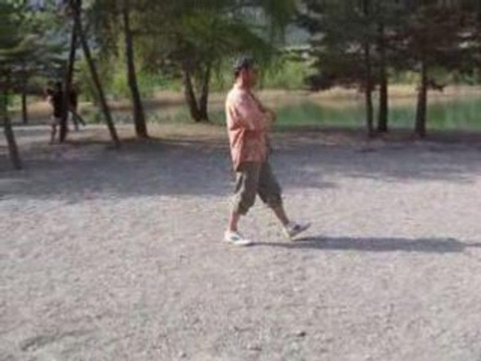 Partie de pétanque