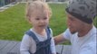 Sassy toddler startles annoying uncle by showcasing a tiny fraction of her attitude