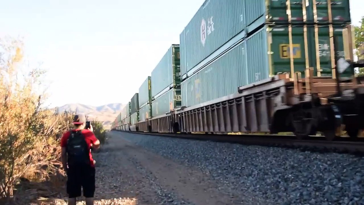 The Cargo Train in Palmdale City ~ (California)