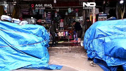 Des inondations à Erbil, dans le Nord de l'Irak