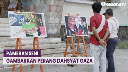 Pameran Seni di Yaman Selatan Mengekspresikan Solidaritas terhadap Rakyat Palestina