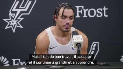 Spurs - Jones : "Sochan fait du bon travail, il s'adapte et continue à grandir"