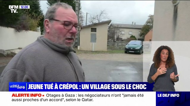 C'est le fils de toute la région : l'émotion des habitants après la mort de Thomas à Crépol dans la Drôme