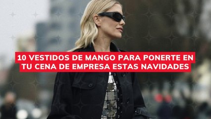 10 vestidos de Mango para ponerte en tu cena de empresa estas Navidades