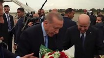Cezayir Cumhurbaşkanı Tebbun'dan Cumhurbaşkanı Erdoğan'a sıcak karşılama