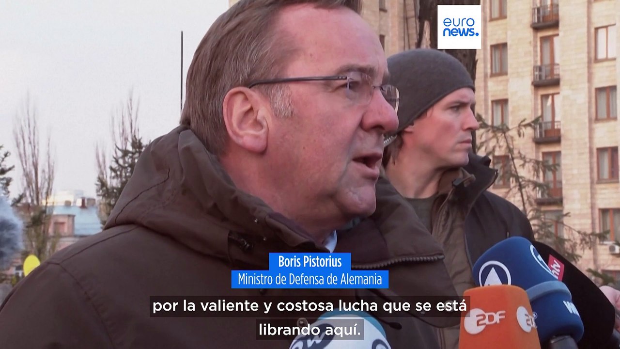 El ministro de Defensa alemán visita Kiev para reafirmar el apoyo militar a Ucrania