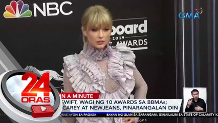 Taylor Swift, wagi ng 10 awards sa BBMAs; Mariah Carey at NewJeans, pinarangalan din | 24 Oras