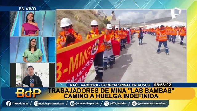 Las Bambas: trabajadores anuncian huelga indefinida para este 28 de noviembre