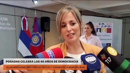 Posadas celebra los 40 años de democracia