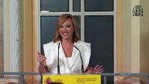 Pilar Alegría cuenta las reacciones de su familia al anuncio de que iba a ser ministra