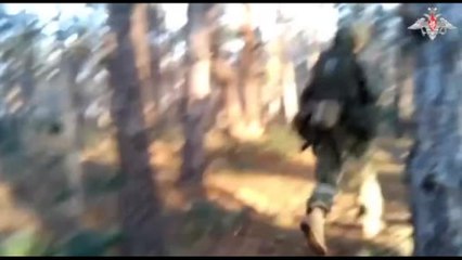 Combattimenti nei boschi, le immagini russe della battaglia del Dnepr
