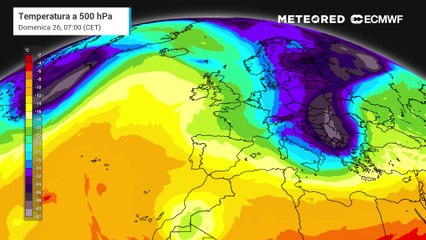 Ecco l'aria fredda pronta a raggiungere l'Italia