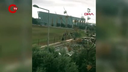 Amatör maçta futbolcu hakeme saldırdı