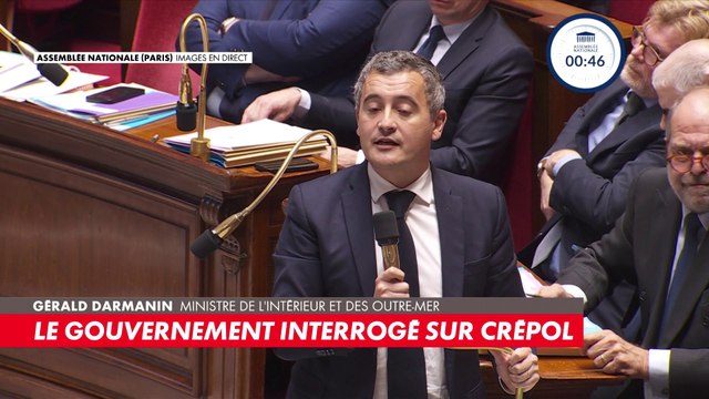 Gérald Darmanin à Lisette Pollet, députée RN de la Drôme : «Vous ne connaissez ni l'âge des personnes interpellées, ni leur nationalité, évitez de rajouter de l'indignité à un drame qui touche la nation»