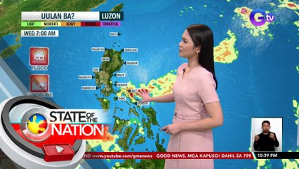Maulang panahon sa ilang lugar dahil pa rin sa Shear Line, Amihan at Localized Thunderstorms | SONA