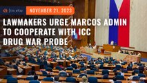 More lawmakers urge Marcos admin to cooperate with ICC probe into Duterte drug war