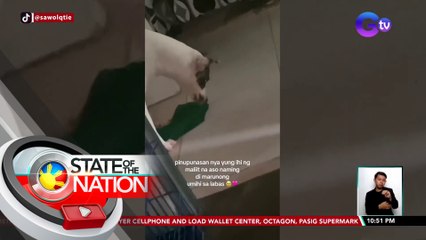 ASPIN na marunong magpunas ng sahig, pinusuan ng netizen | SONA