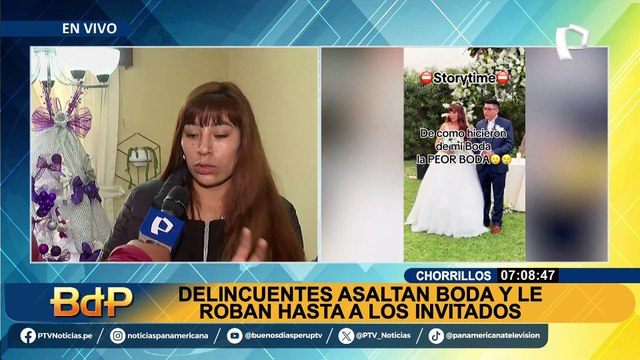 Boda de ensueño termina en pesadilla: asaltan a novios y a sus invitados en pleno matrimonio en Pachacamac