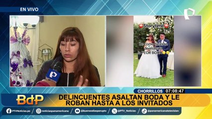 Boda de ensueño termina en pesadilla: asaltan a novios y a sus invitados en pleno matrimonio en Pachacamac