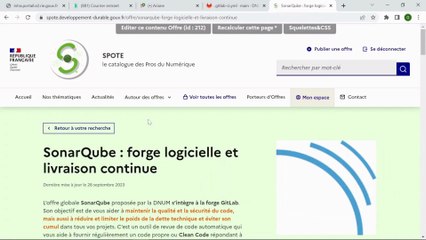 tuto intégrer SonarQube à un projet GitLab