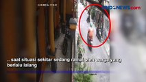 Aksi Komplotan Maling Gondol Motor Milik Warga Sunter Terekam CCTV