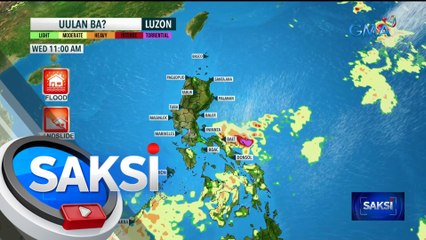 Shear line, Amihan at thunderstorms, magpapaulan muli bukas | Saksi
