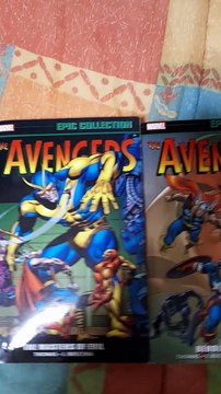 An experimental video featuring some of my Avengers collection in Marvel Epic Collection format