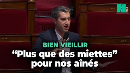 Ruffin veut plus que les « miettes » proposées par Bergé dans sa loi « bien vieilllir »