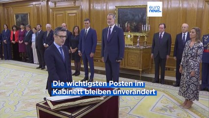 Die spanische Regierung steht: Kabinett von Ministerpräsident Sánchez vereidigt