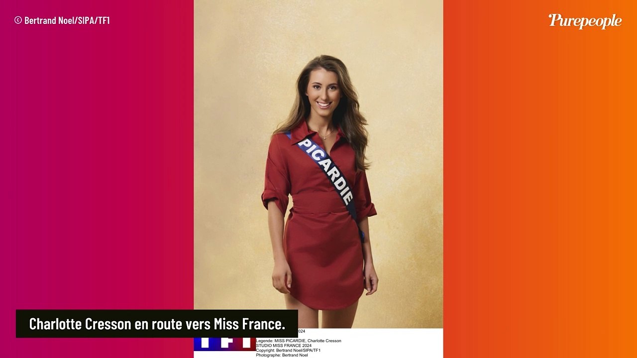 PORTRAIT Miss France 2024 : Qui est Charlotte Cresson, Miss Picardie soutenue par une Miss ultra célèbre ?