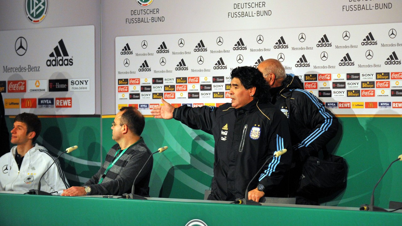 Als Maradona Müller für einen Balljungen hielt