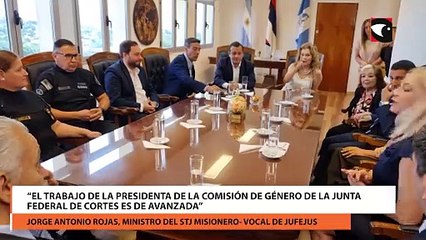 “El trabajo de la presidenta de la Comisión de Género de la Junta Federal de Cortes es de avanzada”