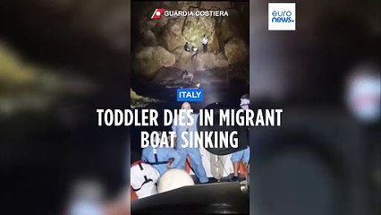Two-year-old dead and eight people missing after migrant boat capsises off Lampedusa