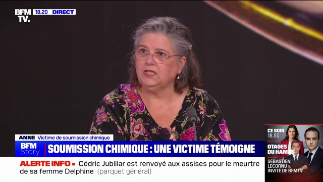 Soumission chimique: Le problème, c'est que cela protège énormément les agresseurs, parce que l'on ne va pas se souvenir , témoigne Anne, une victime