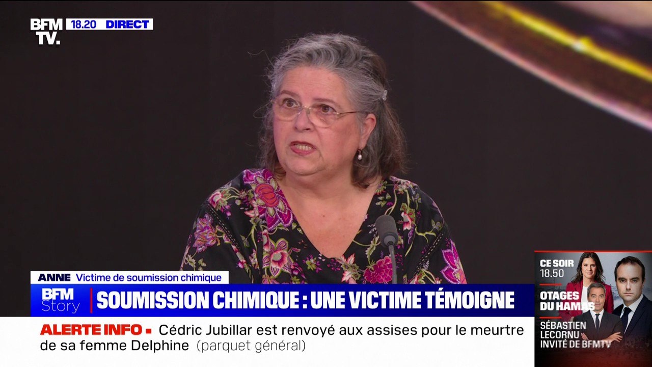 Soumission chimique: "Le problème, c'est que cela protège énormément les agresseurs, parce que l'on ne va pas se souvenir", témoigne Anne, une victime