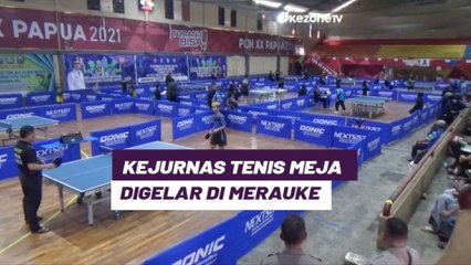 Kejurnas Tenis Meja Digelar di Merauke, Ajang Seleksi Atlet ke PON 2024