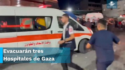OMS planea evacuar tres hospitales atacados por Israel del norte de Gaza