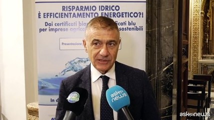 Pecoraro Scanio: certificati blu per vincere la sfida dell'acqua