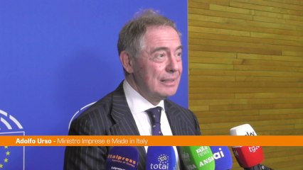 Ue, Urso "Sugli imballaggi l'Italia faccia squadra"