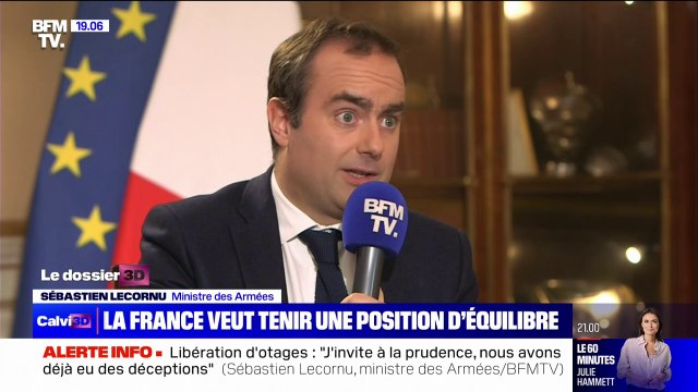 Libération des otages du Hamas: Il y a plusieurs paramètres à la négociation, certains sont dans les mains dans l'État d'Israël, d'autres sont dans les mains du Hamas , affirme Sébastien Lecornu
