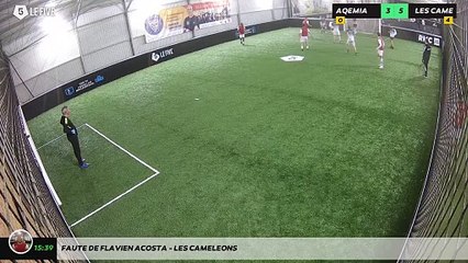 Faute de Flavien ACOSTA - LES CAMELEONS