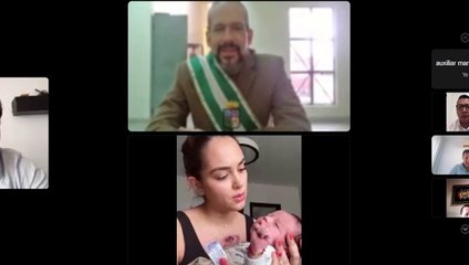 Camacho conoce por primera vez a su hijo Rafael a través de una audiencia virtual