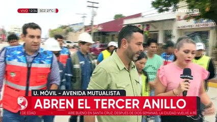 Aperturan el último tramo del tercer anillo entre las avenidas Alemana y Mutualista