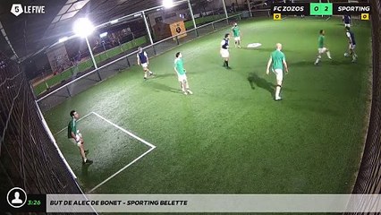 But de ALEC DE BONET - SPORTING BELETTE