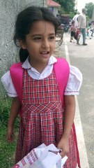 Akshu participated in school function -Aug23-dm