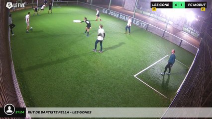 But de Baptiste Pella - LES GONES