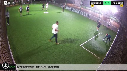 But de BENJAMIN GIOVANNI - LES GONES