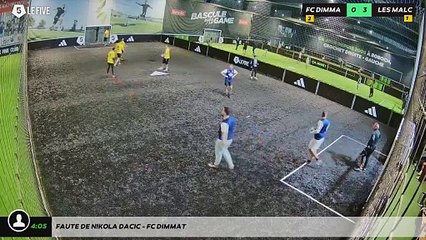 Faute de Nikola DACIC - FC Dimmat