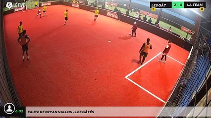 Faute de Bryan VALLON - LES GÂTÉS