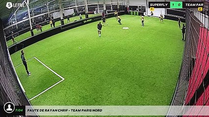 Faute de Rayan CHRIF - TEAM PARIS NORD